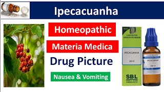 Ipecacuanha Homeopathic Medicine  Drug Picture  Materia Medica bhms homoeopathy ipecac [upl. by Tobe]