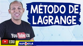 INTERPOLAÇÃO POLINOMIAL  MÉTODO DE LAGRANGE [upl. by Elleryt]