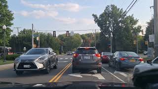 Driving Annandale Virginia in a beautiful afternoon [upl. by Ellek]