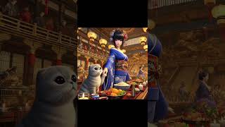 Urashima Taro Return from the Legendary Dragon Palacecat funnyvideo aiimage [upl. by Maryanne]