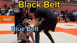 Blue Belt Defeats Black Belt In Jiu Jitsu Competition [upl. by Chicky162]