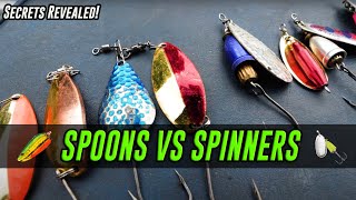 Spoons VS Spinners Salmon Trout amp Steelhead FISHING TIPS tricks and setups [upl. by Gray]