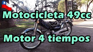 BICIMOTO 49CC 4 tiempos neumaticos aro 17 BICI MOTO 49CC [upl. by Dorree]