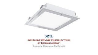 SRTL LED Cleanroom Troffer Product Feature Video [upl. by Names]