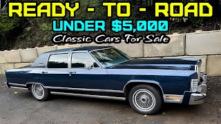 Ready To Road 10 Classic Cars For Sale On Craigslist  Run Well [upl. by Nirak]