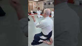 Calentamiento en Suwari Waza aikido aikidoparacuellos artesmarciales defensapersonal [upl. by Ihana]