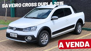 Volkswagen Saveiro Cross Dupla 16 2015 A venda saveirocross [upl. by Conall750]