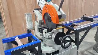 Pneumatic Sawing Machine Cutting Square Pipe No Burr No Deformation Can be used for Round Pipe Cut [upl. by Airom]