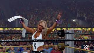 WWE Wrestlemania 2024 Leacy Evans vs The Man Becky Lynch Woman championship match [upl. by Ochs934]