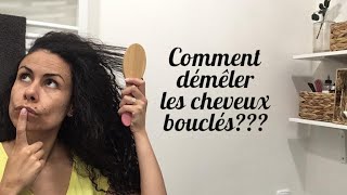 Comment démêler les cheveux bouclés [upl. by Yug]