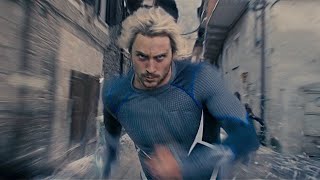 Quicksilver All Powers Scenes  MCU Compilation HD [upl. by Yelhs]