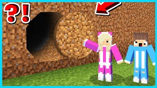 MIPAN amp ZUZUZU MENEMUKAN PINTU RAHASIA PENUH MISTERI BERBENTUK BULAT DI MINECRAFT SURVIVAL [upl. by Zakaria83]