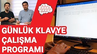 Zabıt Kâtipliği gibi Klavye Sınavları için Günlük Çalışma Programı [upl. by Copland]