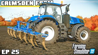 DIGGING DEEP WITH THE SUBSOILER  Calmsden Farm  Farming Simulator 22  Episode 25 [upl. by Ttsepmet]