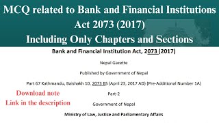 MCQ related to BAFIA 20732017 Part 1 Assistants to officers level NRBADBLNBLRBB [upl. by Zaneta]