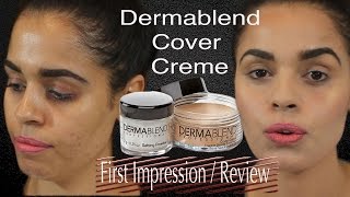 First Impressions  Review Dermablend Cover Creme plus Tattoo cover up chit chat [upl. by Marih]