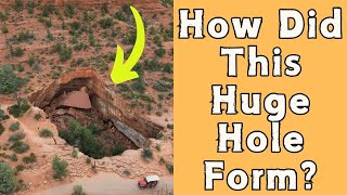 Why Is There A Big Hole In The Red Rocks Of Sedona Arizona Geology Explained [upl. by Callean793]