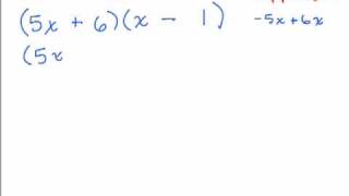 Factoring 8Trinomials Part 1Trial Factors [upl. by Notwen896]