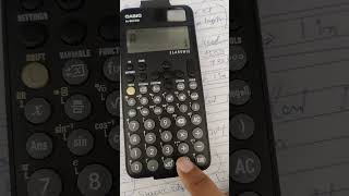 Casio Fx991 CW nonprogrammable calculator nonprogrammable calculator  classwiz casio calculator [upl. by Acinorahs248]