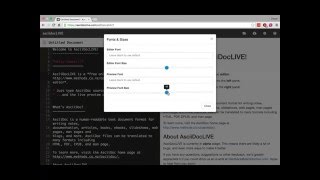 AsciiDocLIVE Demo [upl. by Ronalda699]