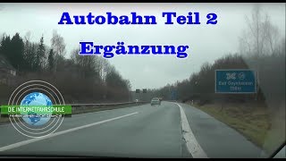 Autobahn Teil 2  BeschleunigungsstreifenAutobahnauffahrt Ergänzung  Sonderfahrt  Prüfungsfahrt [upl. by Ingeberg900]