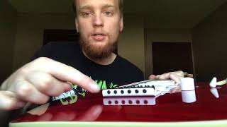 How to intonate a guitar with a hardtail bridge [upl. by Carce57]