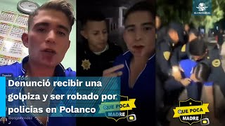 Ru Abogado documenta golpiza de policías en Polanco acusa le robaron 200 mil pesos [upl. by Laicram]