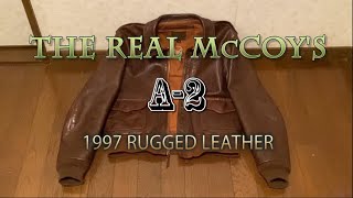 リアルマッコイズ A2 の紹介 No1 RUGGED LEATHER 1997 [upl. by Annoiek]