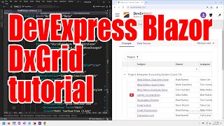 DevExpress Blazor DxGrid complete tutorial  August 2024  89eeeaee [upl. by Noedig]