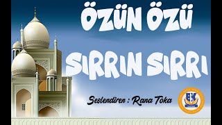 Özün Özü ve Sırrın Sırrı  İbnül Arabi Sesli Kitap Tek Parça Rana Toka [upl. by Inalem231]