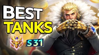 Top 5 BEST Tank in Solo Rank  Season 31  MLBB [upl. by Wit]