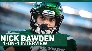 quotIm Fired Up To Get Goingquot  1On1 Interview with FB Nick Bawden  The New York Jets  NFL [upl. by Lenad]