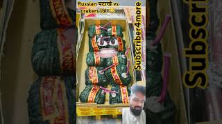 Indian crackers Over Russian 😂 trending diwali funny diwalispecial shorts pataakha youtube [upl. by Edmund915]