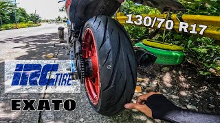 Palit gulong sa SNIPER 150  iRC tires  1307017 [upl. by Iamhaj204]