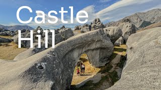 Places to visit in New Zealand  Castle Hill newzealand aotearoa nz nzadventure explorenz [upl. by Chaffinch]