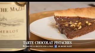 Recette de Papilles amp Pupilles  Tarte chocolat pistaches [upl. by Codie]