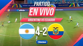 🔴 ARGENTINA 42 ECUADOR EN VIVO  COPA AMÉRICA 2024  Líbero [upl. by Lissi]