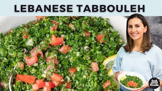 Lebanese Tabbouleh Salad  Great Ramadan Recipe [upl. by Odnumyer]