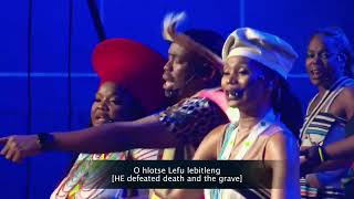 Joyous Celebration amp Psalmist Sefako  Re Batho Ba Moya Official Video Live At The Durban  2024 [upl. by Hanoj938]