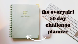 The Everygirl 30Day Challenge Planner Walkthrough [upl. by Notsirhc]