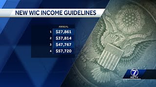 New income guidelines increase number of families who could qualify WIC assistance Nebraska DHHS [upl. by Rosena]