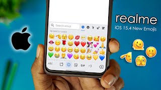 Get iOS 154 New emojis on Realme and Oppo Phone [upl. by Nyrem]