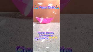 How to make easy paper boat Easy boat makingtrending papercraft diy howtomakepaperboat [upl. by Ethben]