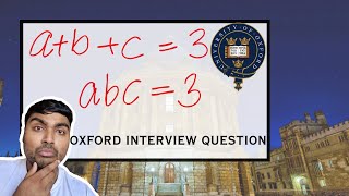 Oxford Mathematics Interview Question  Solved in 2 Ways [upl. by Selestina]