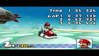 Mario Kart DS  Lightning Cup Walkthrough Widescreen [upl. by Shiau]