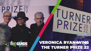 Turner Prize Ceremony 2022  Veronica Ryan unveiled as winner  The Guide Liverpool [upl. by Naitsihc216]