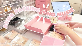 Asmr packing orders edited small business no music or talking  small handmade jewelry business [upl. by Aikit]