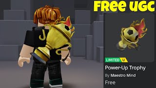 Free UGC Limited How To Get PowerUp Trophy In PowerUp Soccer  Roblox  Free UGC [upl. by Clementia333]