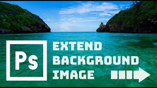 How To Extend Background Image Photoshop Generative Fill Tutorial [upl. by Nidia]