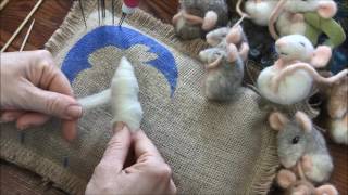 Needle Felted Sleepy Mice [upl. by Joao]